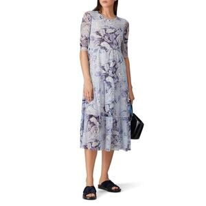 BAUM UND PFERDGARTEN mesh midi dress  Greek vacation  Roman print small $375